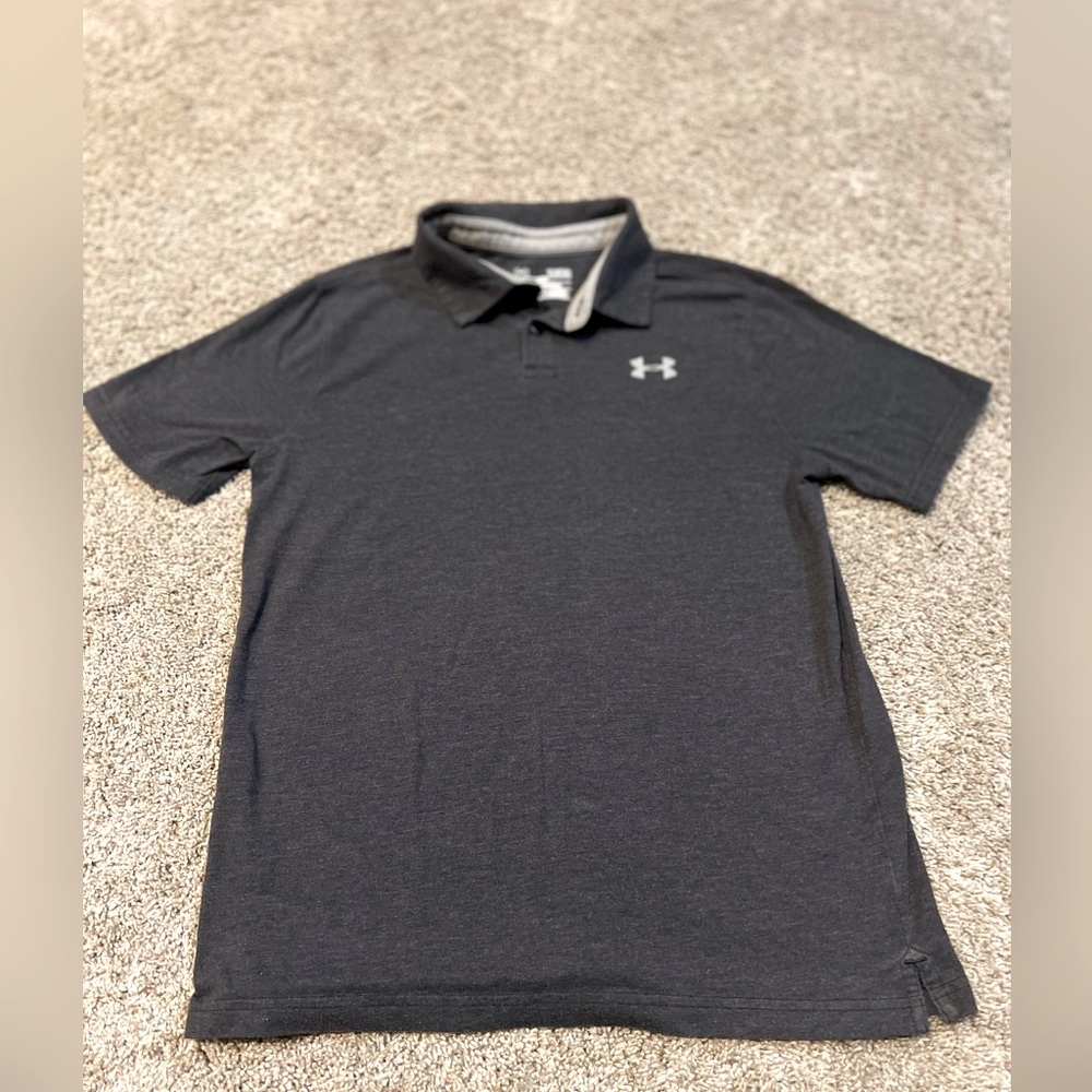 Boys gray polo